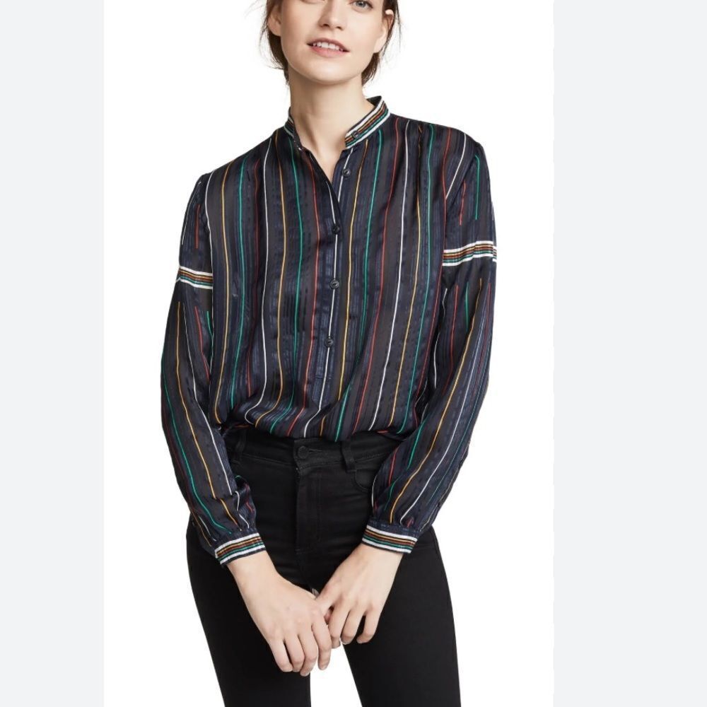 Rag & Bone Austin Silk Top
